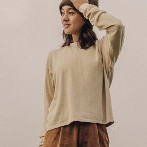 Jungmaven Tatoosh Cropped Long Sleeve Tee